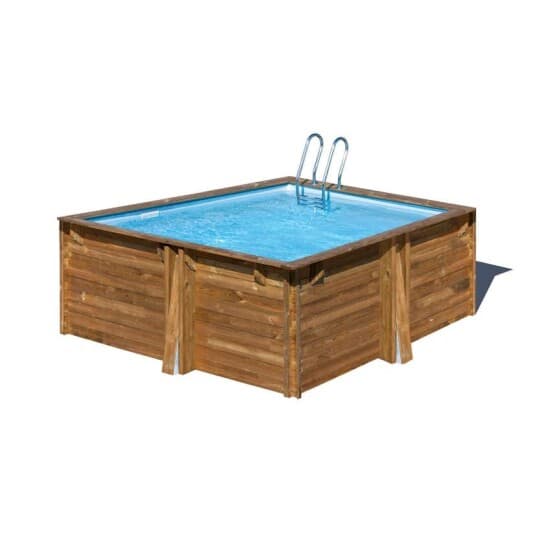 Square Wood Pool 305 X 305 X 119 Cm - Model Carra