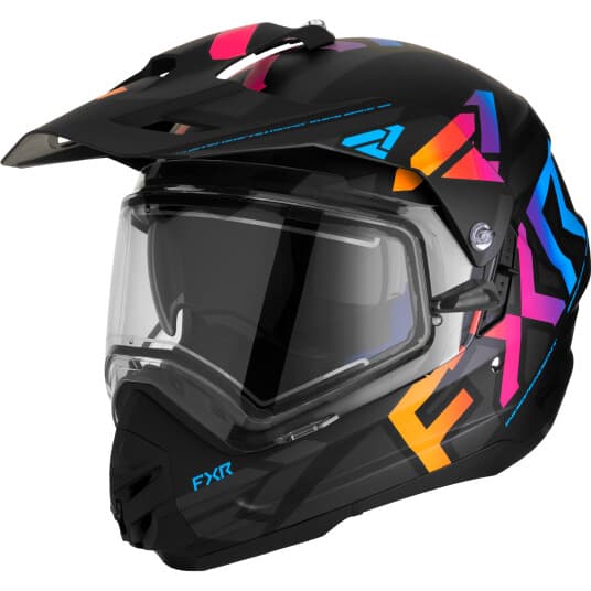 FXR Crosshjelm  Torque X Team Elektrisk Visir Spectrum