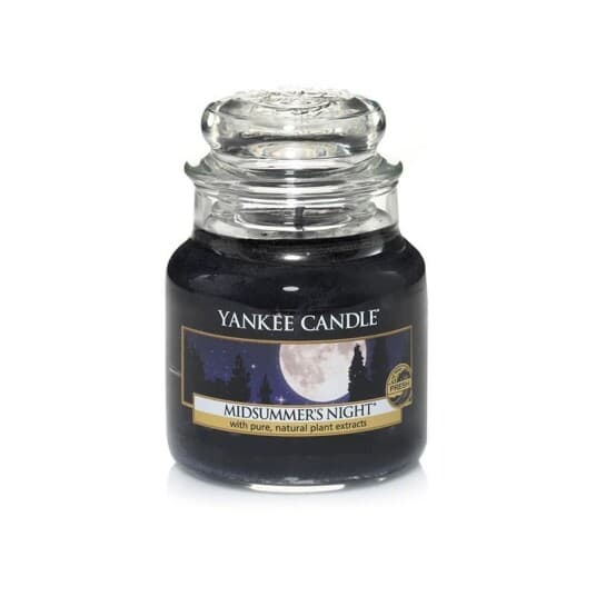 Yankee Candle Midsummers Night, Rund, Svart, Musc Parfyme , Menn, Patchouli, 1 Stykker