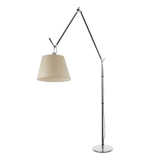 Artemide Tolomeo Mega Gulvlampe Pergament 42 cm Skjerm med Dimmer