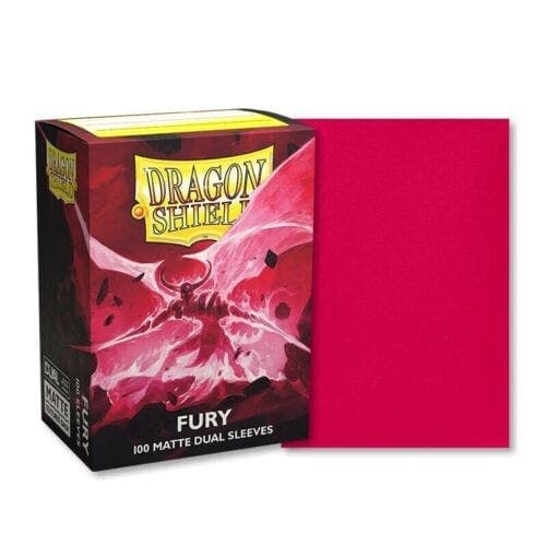 Dragon Shield Standard Matte Dual Sleeves - Fury (100 Vnt)