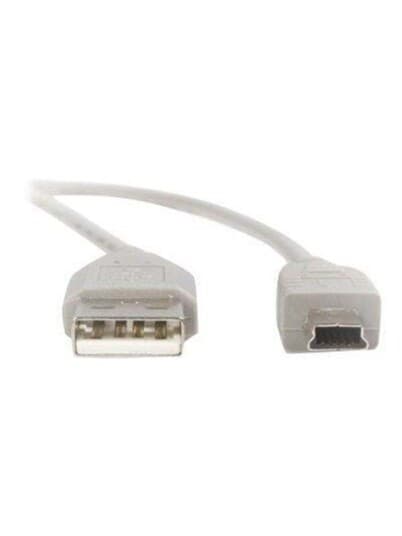 Startech.Com 6 In. Usb To Mini Usb Cable - Usb 2.0 A To Mini B - Gray - Mini Usb Cable (Usb2habm6in) - Usb-Kabel - Usb (Hann) Til Mini-Usb Type B (Hann) - Usb 2.0 - 15 Cm - Grå - For P/N: Usb2002ext2, Usbextaa10bk, Usbextaa3bk, Usbextaa6bk, Usbplate