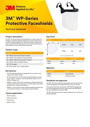 3Mtm Securefittm Visirholder, U5b-Ce