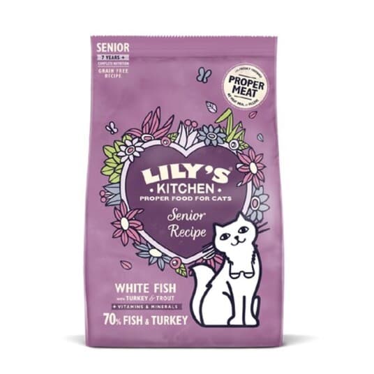 Lilys Kitchen Lilys K. Mature Recipe White Fish & Turkey 800 G