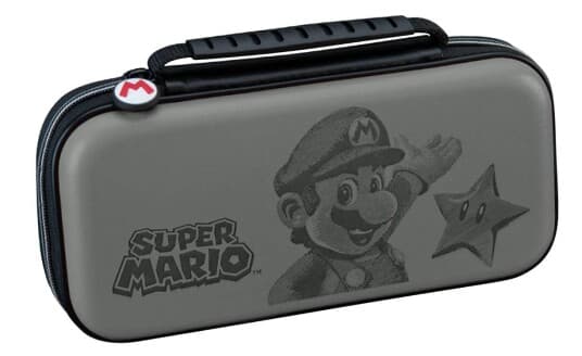 Rds Deluxe Travel Case - Super Mario - Eske For Spillekonsoll - Grå - For Nintendo Switch