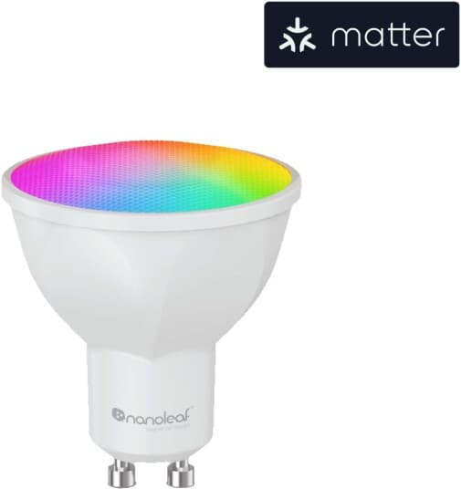 Nanoleaf Essentials - Led-Pære For Søkelys - Form: Mr16 - Gu10 - 5 W - Rgbcw-Lys - 2700-6500 K