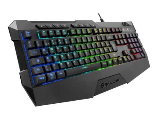 Sharkoon Skiller Sgk4 - Tastatur - Bakgrunnsbelyst - Usb - Usa