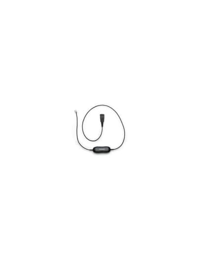 Jabra Smart Cord - Hodetelefonkabel - Svart - For Cisco Ip Phone 78Xx  Biz 2300  Mitel 74Xx  Dialog 42Xx, 44Xx, 5446  Snom 71X