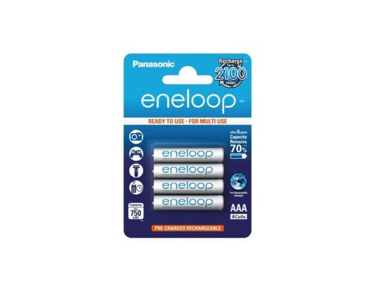 Panasonic Eneloop R03/AAA 750mAh - 4 pcs blister