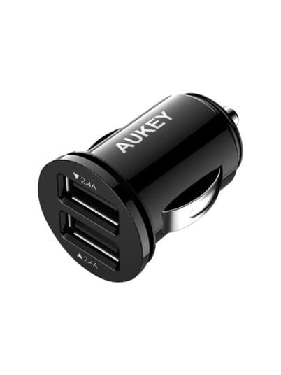 Aukey Cc-S1 - Bilstrømadapter - 24 Watt - 4.8 A - Aipower - 2 Utgangskontakter (Usb)