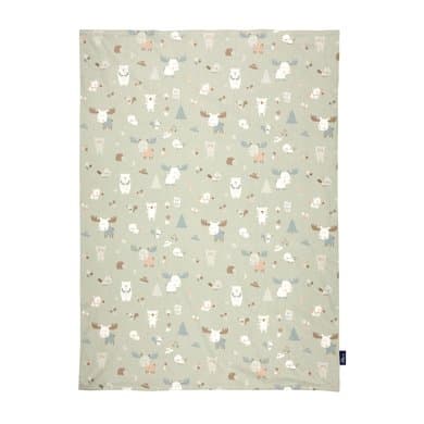 Alvi ® Babyteppe Jersey Baby Forest 75 x 100 cm