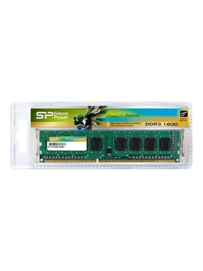 Silicon Power - Ddr3 - Modul - 4 Gb - Dimm 240-Pin - 1600 Mhz / Pc3-12800 - Cl11 - 1.5 V - Ikke-Bufret - Ikke-Ecc