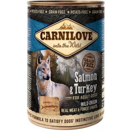 Carnilove Canned Salmon & Turkey 400G - (6 Pk/Ps)