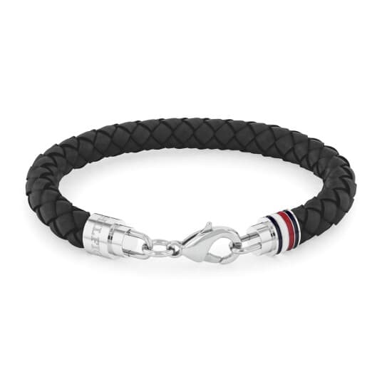 Tommy Hilfiger Braided Armbånd Lær 2790545 - Herre - Stainless Steel