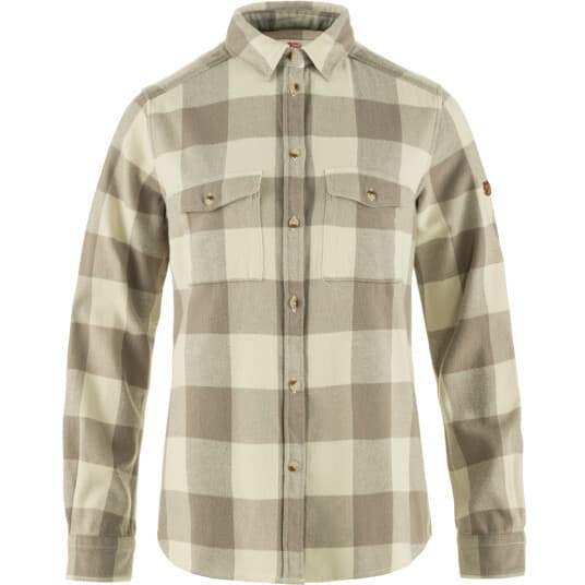 Fjällräven Övik Heavy Flannel Shirt W Fog-Chalk White M