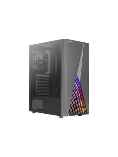 Aerocool Pgs Delta - Mid Tower - Atx - Sidepanel Med Vindu (Akryl) - Ingen Strømforsyning (Atx) - Svart - Usb/Lyd