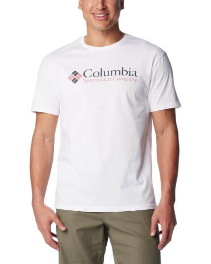 Columbia Basic Logo™ S/S M White/Retr (S S)