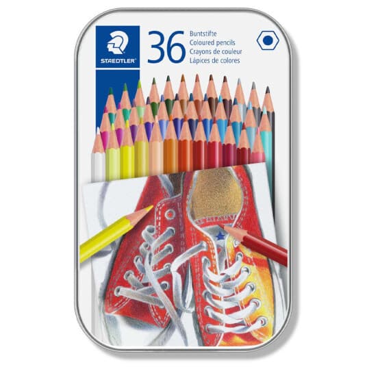 Staedtler 175 - Fargeblyant - Assorterte Farger (En Pakke 36)