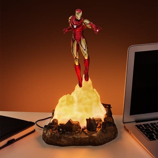 Paladone Paladone Marvel Iron-Man Diorama-Lampe (Høyde: 31,5 Cm)