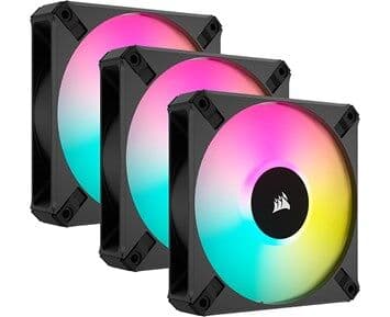 Corsair Icue Af120 Rgb Elite - Kabinettvifte - 120 Mm - Svart (En Pakke 3)