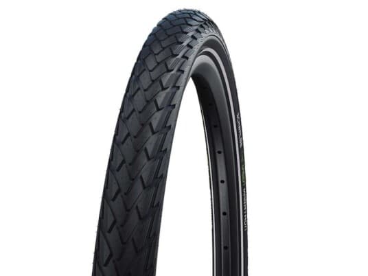 Schwalbe Green Marathon Non Folding Tire (35-349) Black, Addix Eco, Greenguard, Psi Max:110 Psi, Yes, Weight:410 G