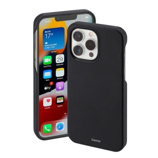 Hama Essential Line Magcase Finest Sense - Baksidedeksel For Mobiltelefon - Magsafe-Samsvar - Fauxlær - Svart - For Apple Iphone 13 Pro