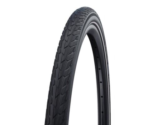 Schwalbe Road Cruiser Non Folding Tire (47-507) Black, Green, K-Guard, Psi Max:70 Psi, Weight:680 G