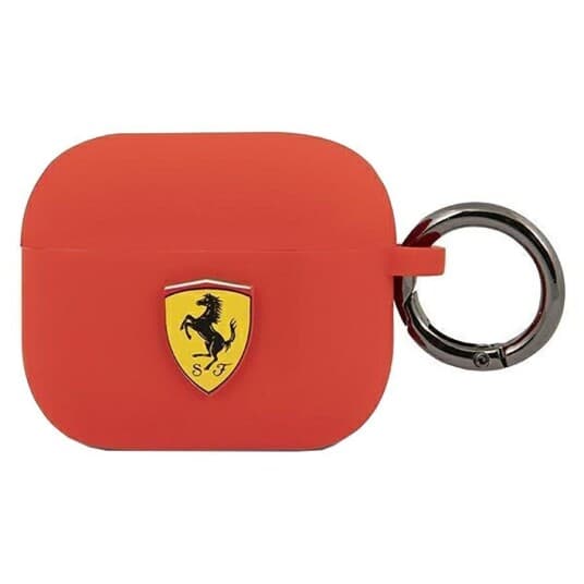 Ferrari Ferrari Fea3silre Airpods 3 Cover Red/Red Silicone