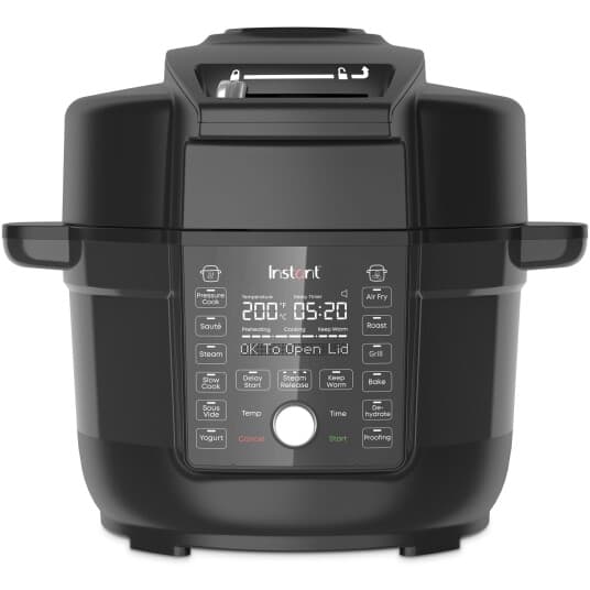 Duo Crisp Ultimate Lid  Multicooker - Farge: Svart