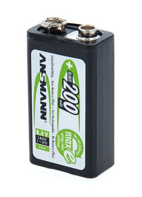 Ansmann Maxe - Batteri 9V - Nimh - (Oppladbart) - 200 Mah