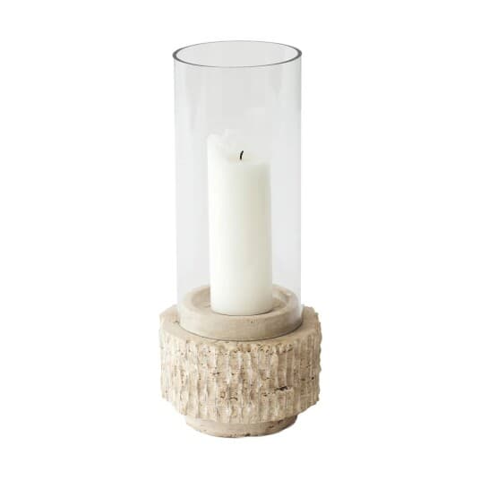 Tell Me More Travertine lysholder 30 cm