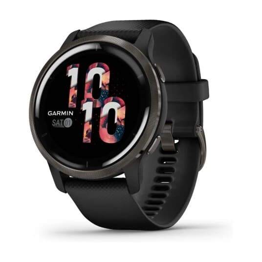 Garmin Venu 2 45 mm smartklokke, svart/skifer