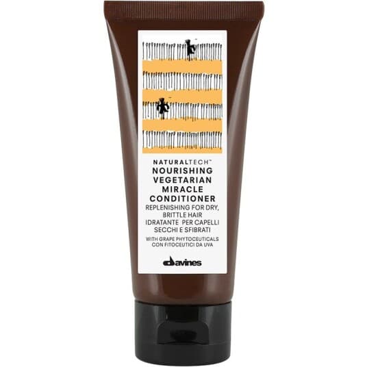 Davines_Nourishing Vegetarian Miracle Conditioner Fuktighetsgivende Balsam For Tørt Sprøtt Hår 60Ml