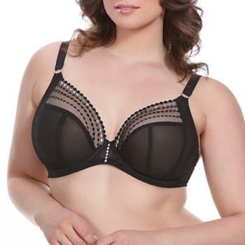 Elomi BH Matilda Underwired Plunge Bra Svart L 95 Dame