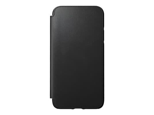 Nomad Rugged Folio - Lommebok For Mobiltelefon - Polykarbonat, Termoplastisk Elastomer (Tpe), Horween-Lær - Svart - For Apple Iphone 11 Pro Max