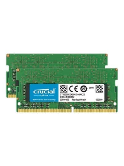 Crucial - Ddr4 - Sett - 8 Gb: 2 X 4 Gb - So Dimm 260-Pin - 2666 Mhz / Pc4-21300 - Cl19 - 1.2 V - Ikke-Bufret - Ikke-Ecc