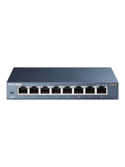 Tp-Link Tl-Sg108 - Switch - 8 X 10/100/1000 - Stasjonær