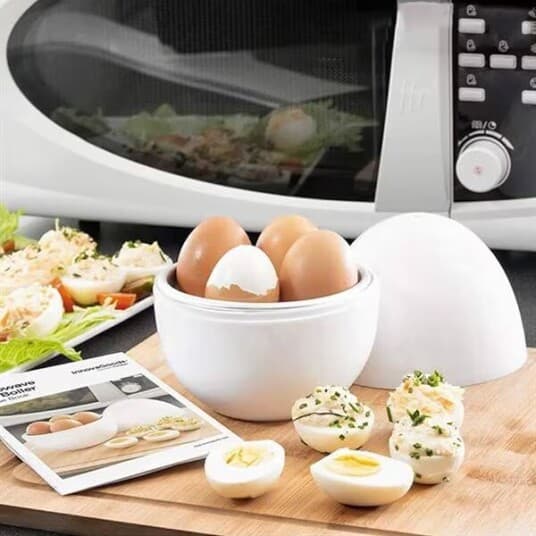 Innovagoods Mikrobølgeovn Mikrobølgeovn Eggkoker Med Oppskrifter Boilegg Innovagoods Bb_V0101051 (Refurbished A)