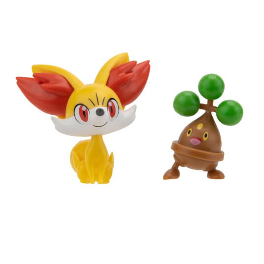 Pokemon Battle Figure Fennekin And Bonsly