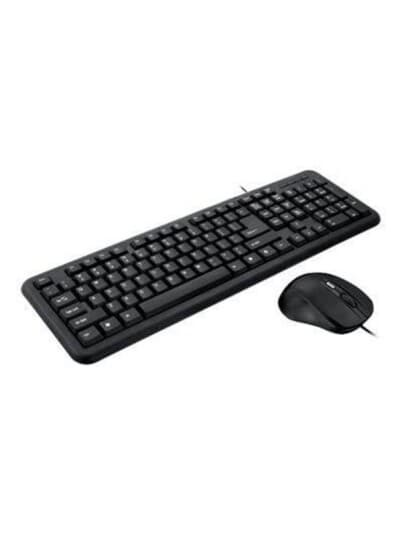 Ibox Office Kit Ii - Tastatur Og Mus-Sett - Usb - Sort