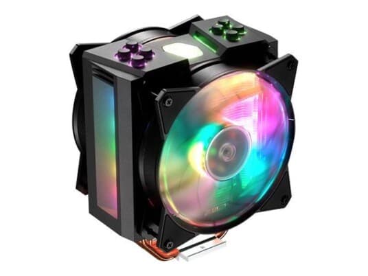 Cooler Master Masterair Ma410m - Prosessorkjøler - (For: Lga1156, Am2, Am2+, Lga1366, Am3, Lga1155, Am3+, Lga2011, Fm1, Fm2, Lga1150, Fm2+, Lga2011-3, Lga1151, Am4, Lga2066) - Aluminium - 120 Mm