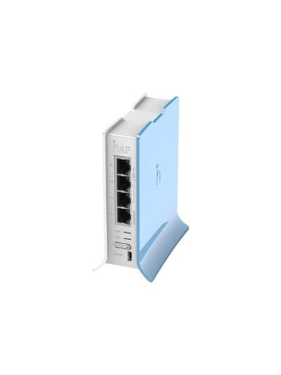 Mikrotik Routerboard Hap Lite - Trådløs Ruter 4-Portssvitsj - Wi-Fi - 2,4 Ghz