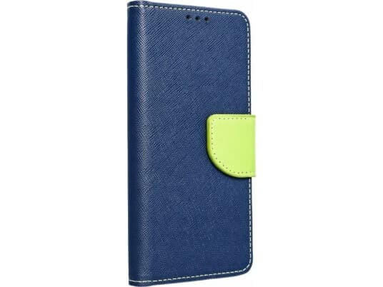 Oem Kabura Fancy Book Do Xiaomi Redmi Note 12 Pro Plus 5G Granatowy / Limonka