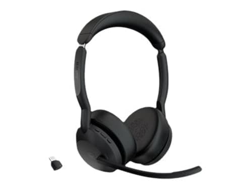 Jabra Evolve2 55, Trådløs, Kontor/Kundesenter, 20 - 20000 Hz, 130 G, Hodesett, Sort