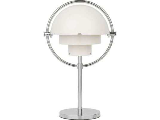 GUBI Multi-Lite portabel lampe White semi matt-chrome