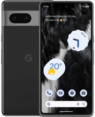 Google Pixel 7 - 5G smarttelefon - dobbelt-SIM - RAM 8 GB / Internminne 128 GB - OLED-display - 6.3" - 2400 x 1080 piksler (90 Hz) - 2x bakkameraer 5